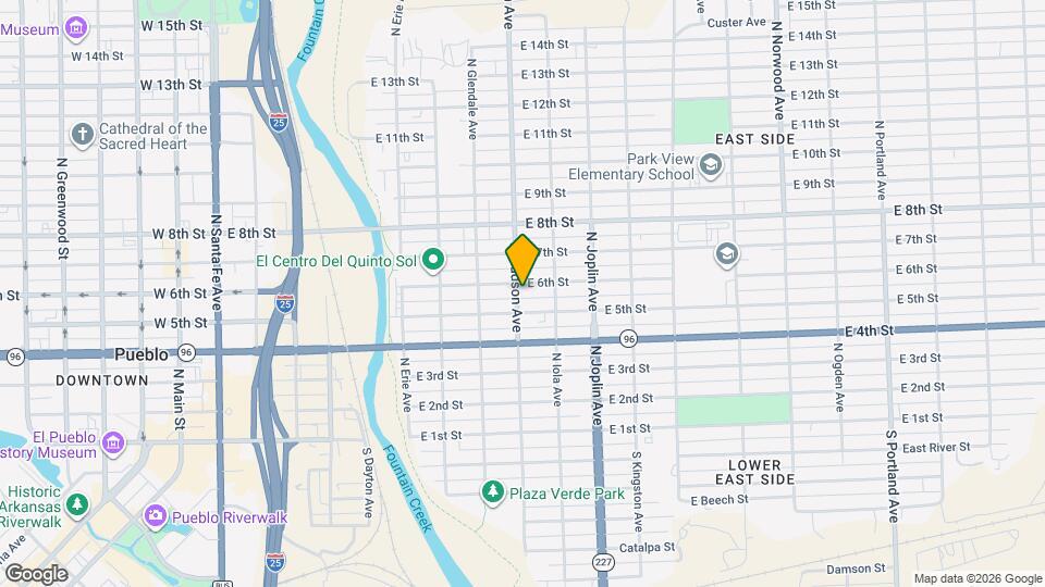 516 N Hudson Ave Mapa y Detalles de la Ubicación