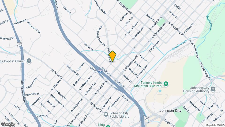 500 E Holston Ave Map and Location Details