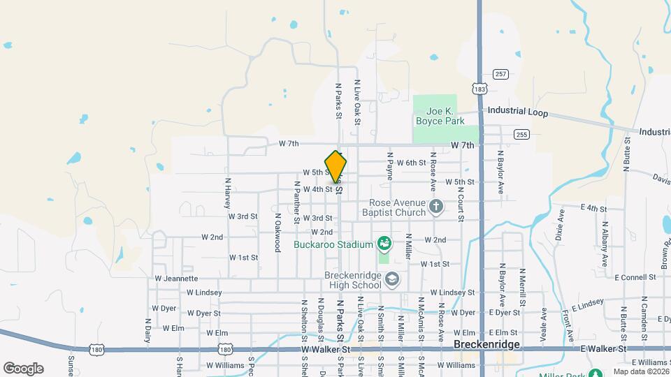 901 N Parks St Mapa y Detalles de la Ubicación