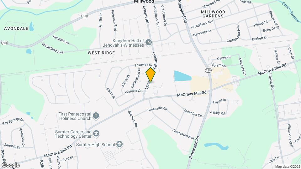 541 Lynam Rd Map and Location Details