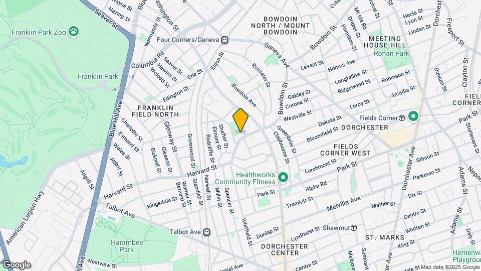 35A Harvard St, Unit #1 Map and Location Details