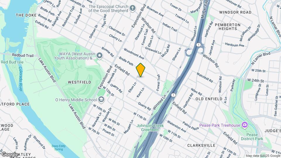 2312 Enfield Rd Map and Location Details