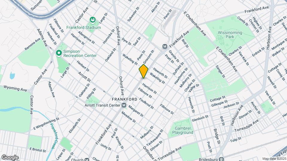 4913-15 Frankford Ave Map and Location Details