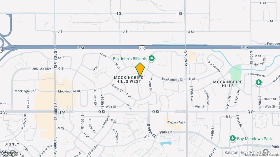 4945 S 99th St Map and Location Details