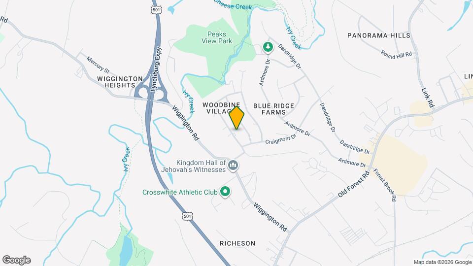 1410 Ashbourne Dr Map and Location Details