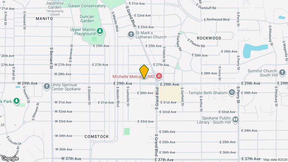 409 E 29th Ave Map and Location Details