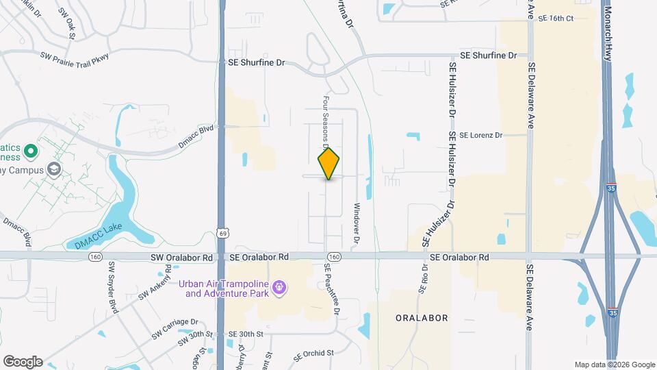 2121 Four Seasons Dr Mapa y Detalles de la Ubicación