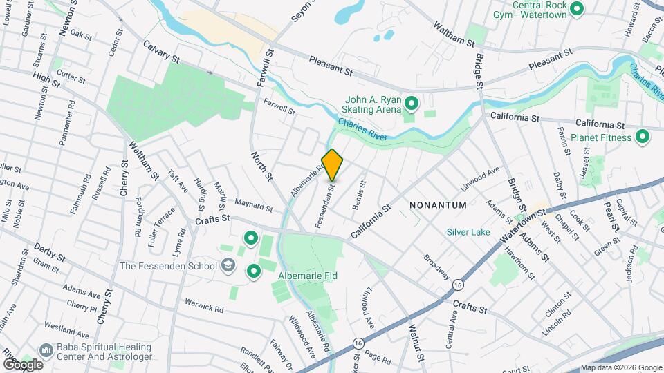 67 Fessenden St Map and Location Details