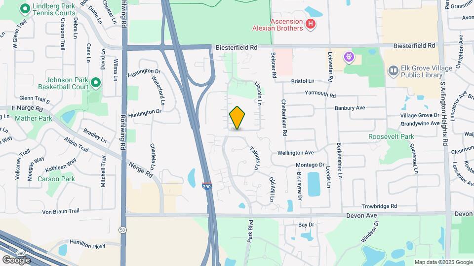 1049 Talbots Ln Map and Location Details