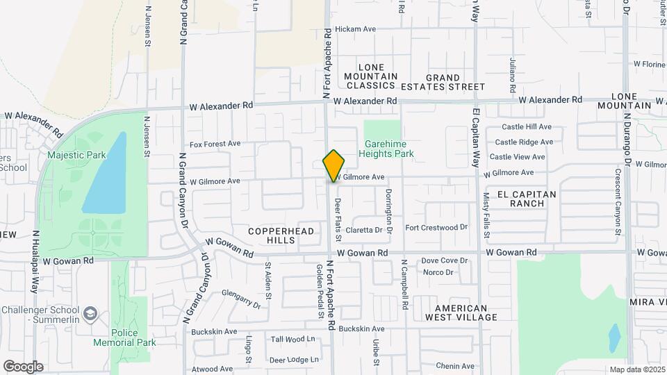 3733 Deer Flats St Map and Location Details