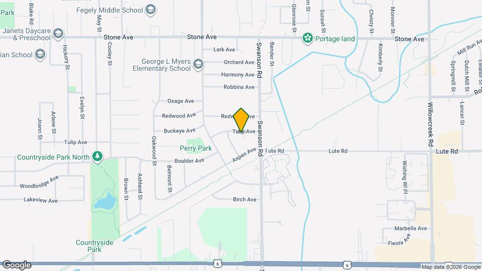 5583 Tulip Ave Map and Location Details