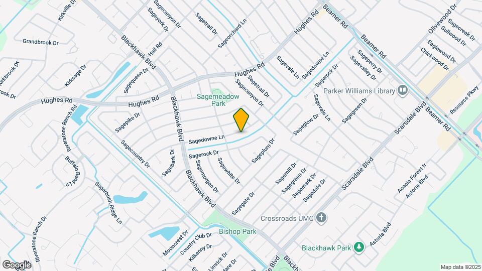 10122 Sagedowne Ln Map and Location Details