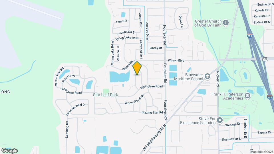 3733 Spring Lake Rd Map and Location Details