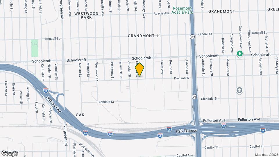 13500 Stahelin Rd Map and Location Details