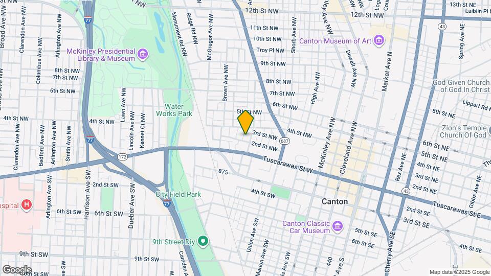 1111 2nd St NW Map and Location Details