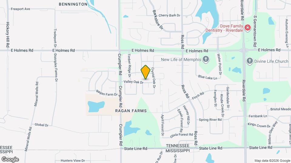 6546 Valley Oak Dr Mapa y Detalles de la Ubicación