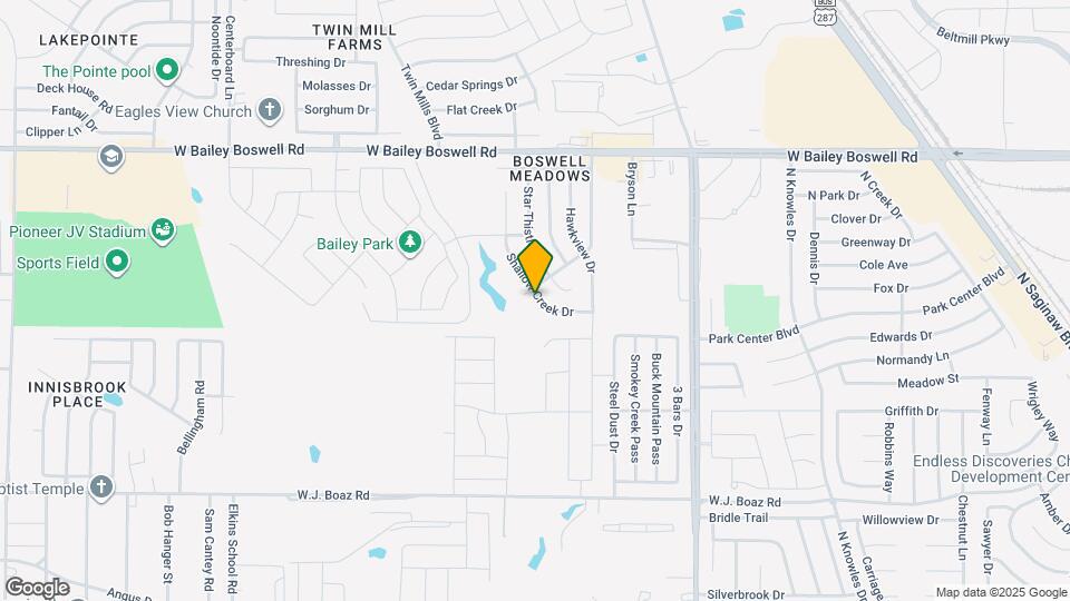 8453 Shallow Creek Dr Map and Location Details