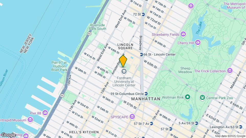 162 W 62nd St Map and Location Details