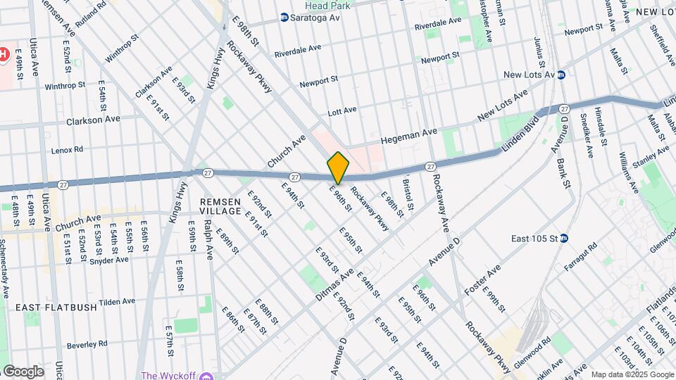 617 E 96th St Mapa y Detalles de la Ubicación