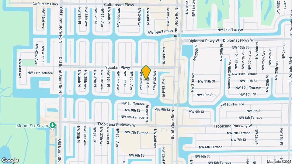 1024 NW 33rd Pl Map and Location Details
