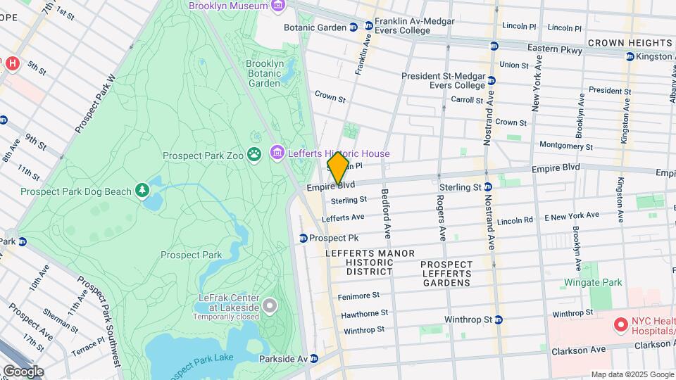 44 Empire Blvd Mapa y Detalles de la Ubicación