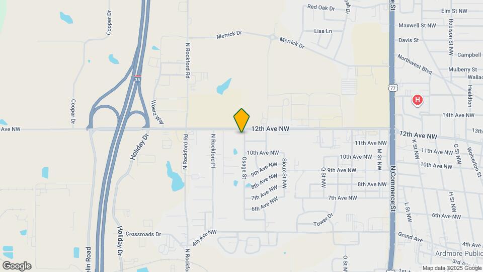 1107 Osage St Map and Location Details