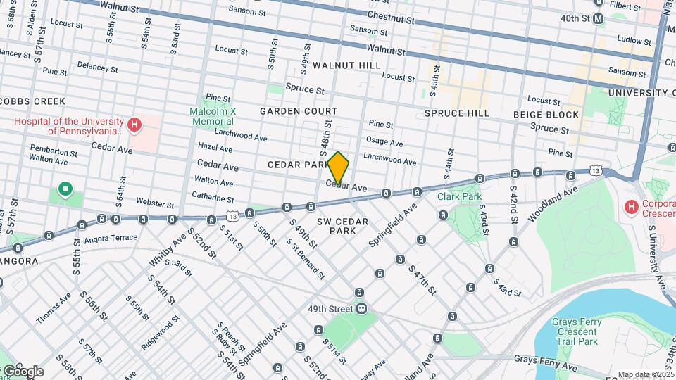 4716 Cedar Ave-Unit -2FF Map and Location Details