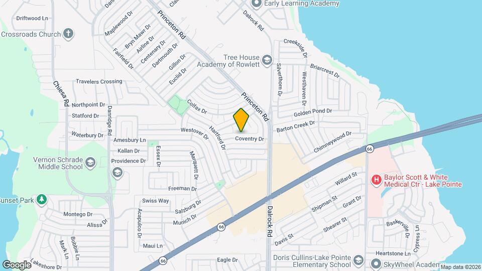 8509 Coventry Dr Map and Location Details