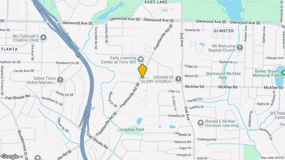 854 Fayetteville Rd SE Map and Location Details