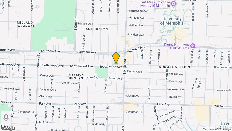 3446 Spottswood Ave Map and Location Details