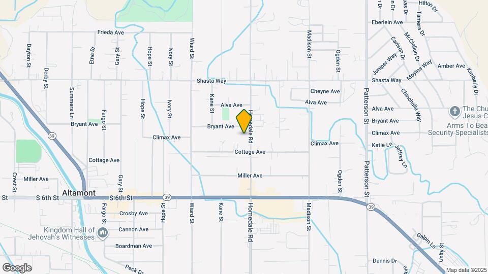 1934 Homedale Rd Map and Location Details