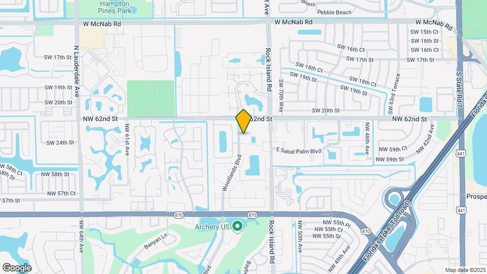 6022 Woodlands Blvd Map and Location Details