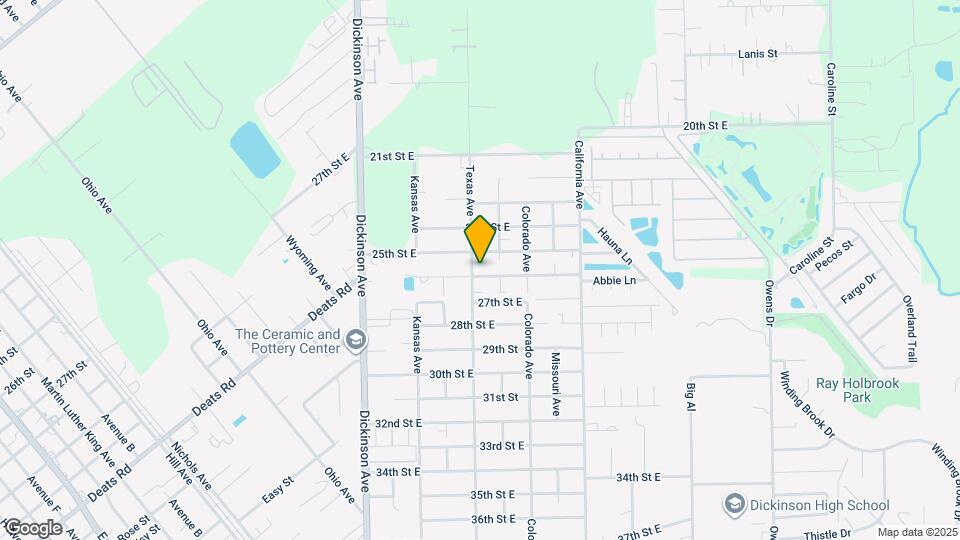 2505 Texas Ave Mapa y Detalles de la Ubicación