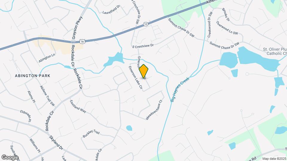 2935 Emerson Lake Dr Map and Location Details