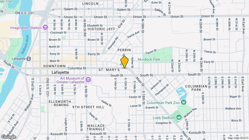 1423 Columbia St, Unit 3 Mapa y Detalles de la Ubicación