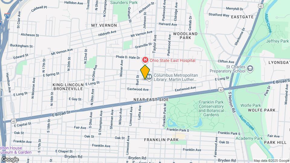 1449 E Long St Map and Location Details