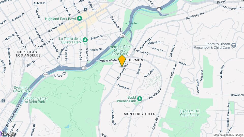 5627-5635 Monterey Rd Mapa y Detalles de la Ubicación