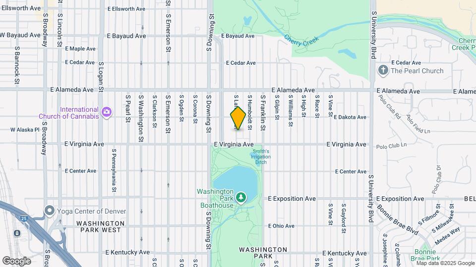 454 S Lafayette St Map and Location Details