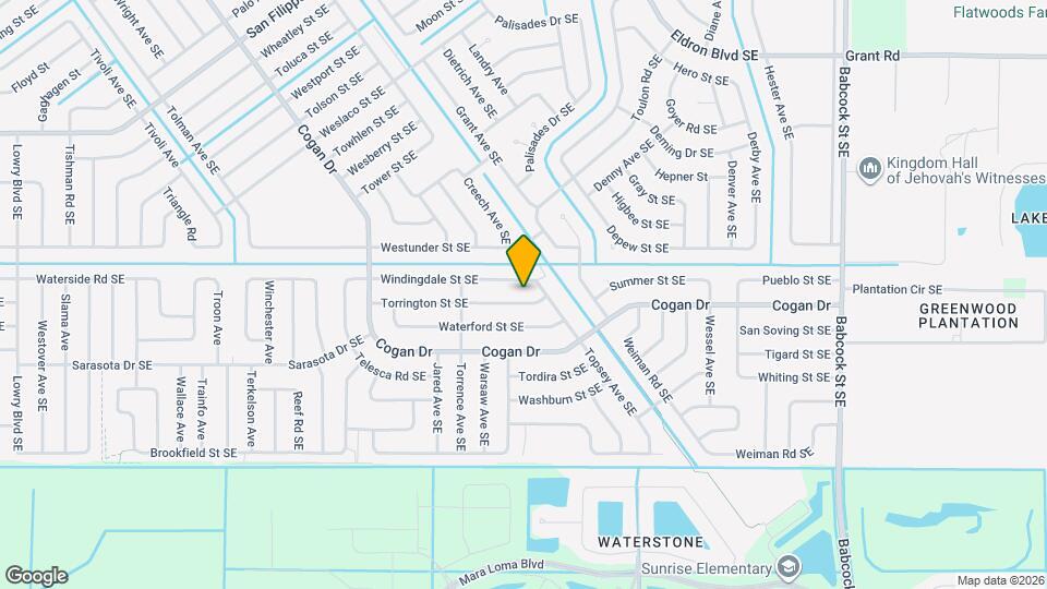 1275 Torrington St SE Map and Location Details