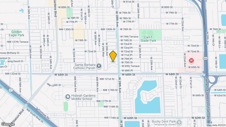 6951 W 29th Ave Map and Location Details