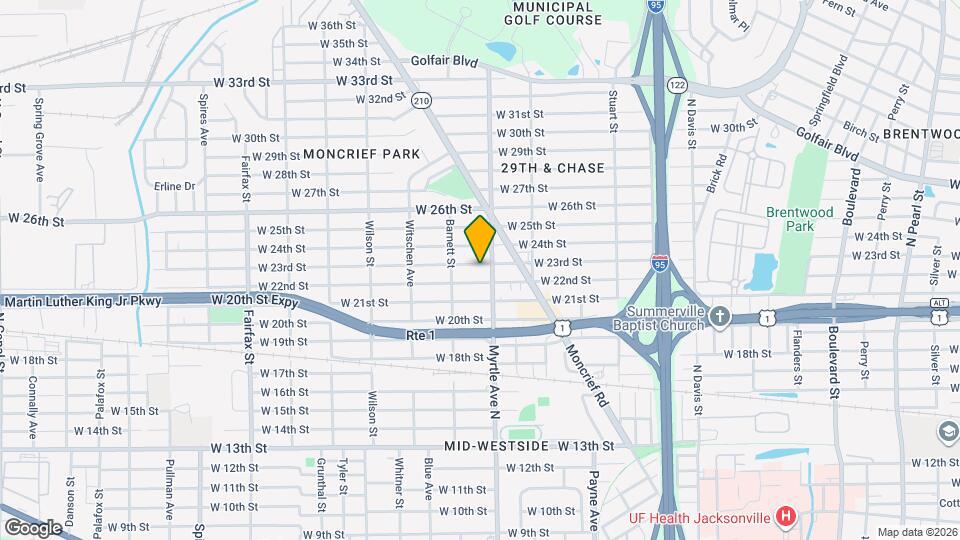 1322 W 23rd St Map and Location Details