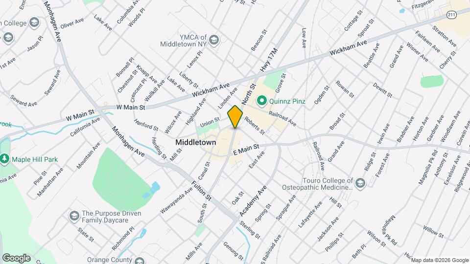 65 North St, Unit 1 Map and Location Details