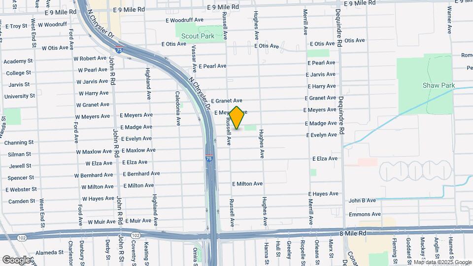 1133 E Evelyn Ave Map and Location Details