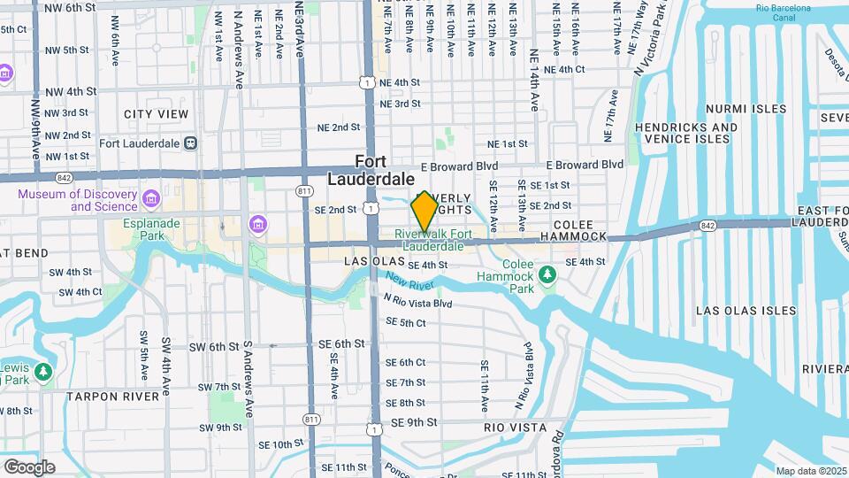 819 E Las Olas Blvd Map and Location Details