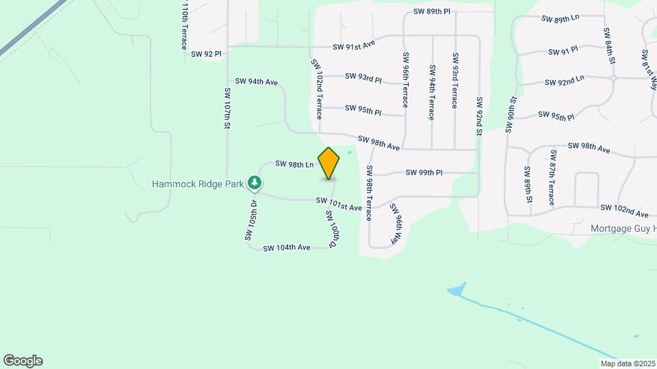 10016 SW 100th Dr Map and Location Details