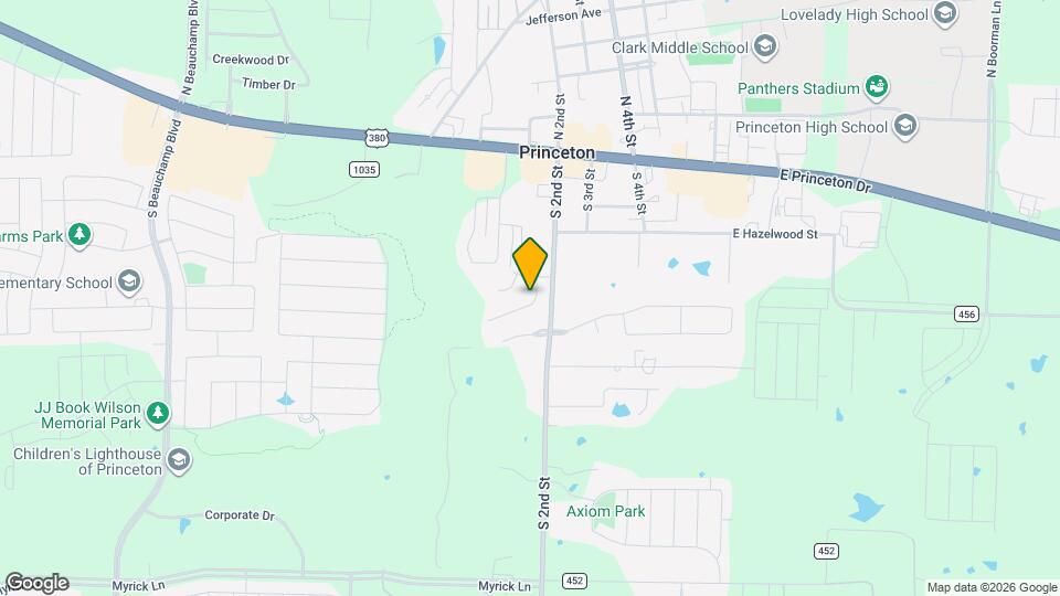 316 Peachtree Ln Map and Location Details