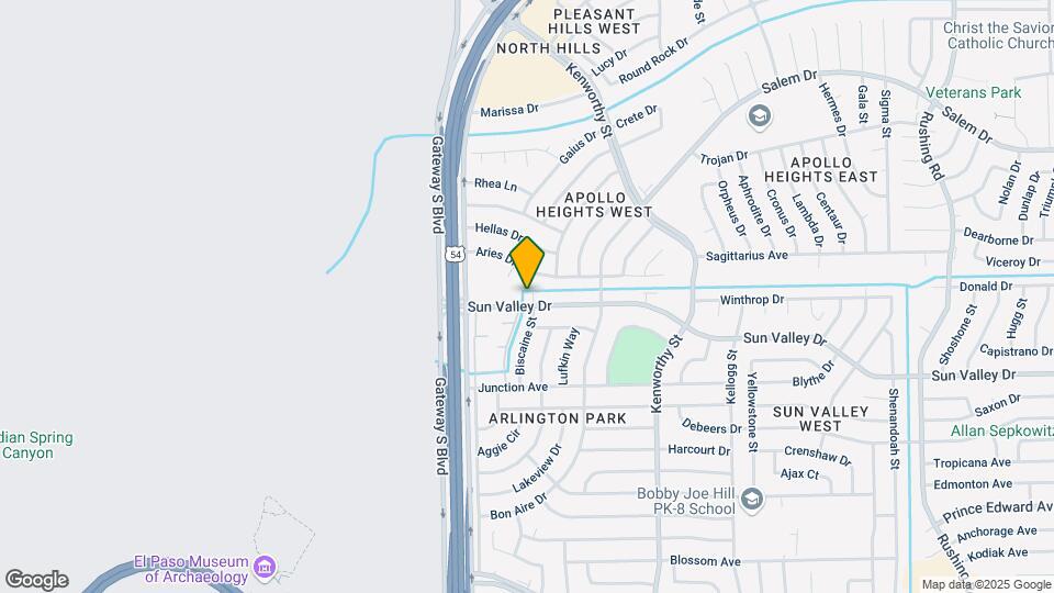 4555 Sun Valley Dr Mapa y Detalles de la Ubicación