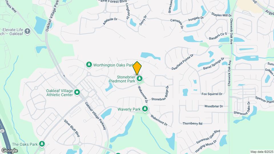 549 Wakemont Dr Mapa y Detalles de la Ubicación