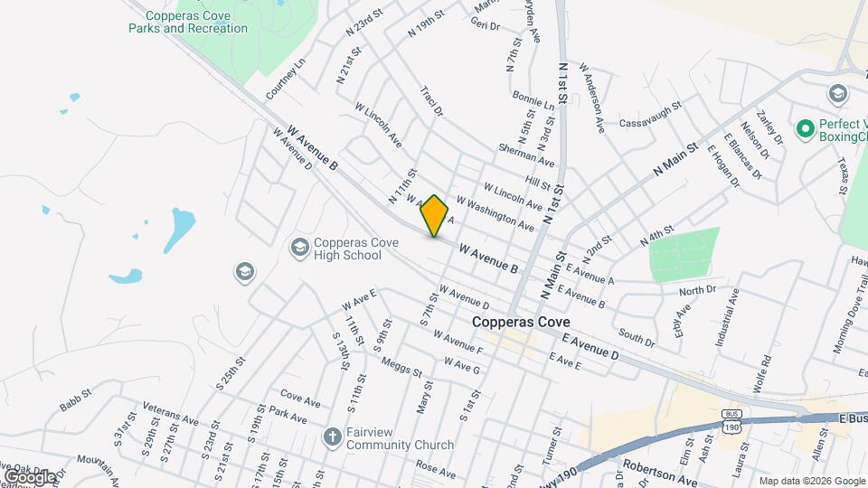 509 W Avenue B Map and Location Details