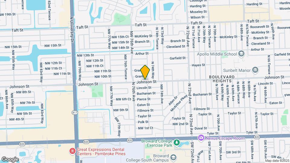 7521 Johnson St Mapa y Detalles de la Ubicación